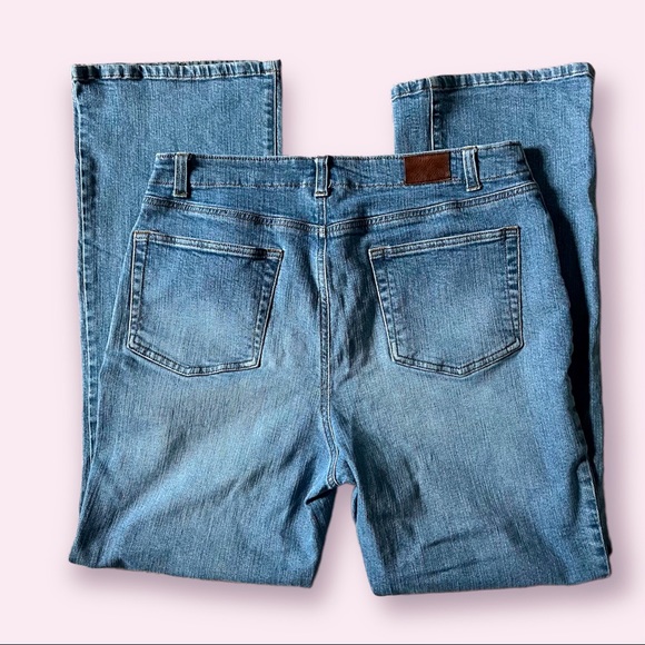 Vintage Lands End Classic Waist Boot Cut Size 14 - Picture 2 of 7